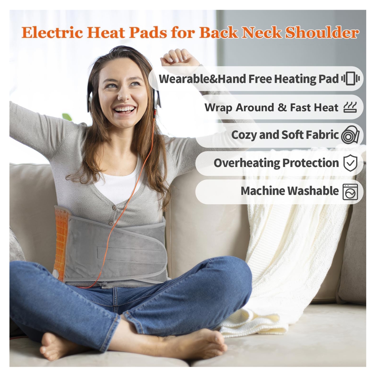 Miniatura 2 de Almohadilla Térmica Eléctrica Cinturon